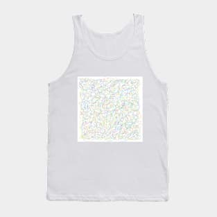 Pollock style colorful lines medley Tank Top